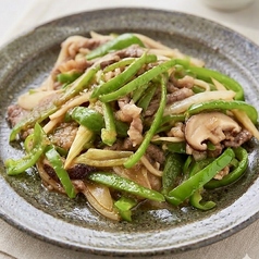 和牛肉の糸切り