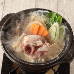 若鶏とつくねの白湯小鍋