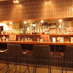 カウンター席です。