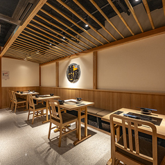 テーブル席は全10席です。【もつ鍋 前田屋】