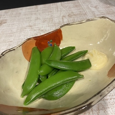 スナップエンドウ　焼きまたは茹で