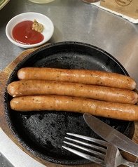 粗挽きピリ辛チョリソー鉄板焼き