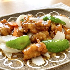 糖醋鶏球（鶏の甘酢）