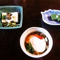 【とうふコース料理】三品コースの写真