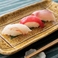 【ディナーのみ】季節の寿司3種 甘酢生姜添え