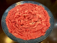 国産特上牛しゃぶしゃぶ