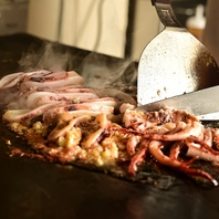 焼き上げて頂くまでの臨場感！一体感が楽しいもんじゃ◎