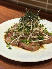 自家製だれのごまカンパチ