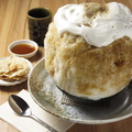 料理メニュー写真 かき氷　ほうじ茶ラテ