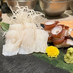 活たこ足のお刺身