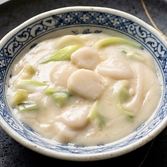 粟米青菜（帆立貝柱と青菜のクリームソース）