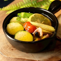 夏野菜のアヒージョ