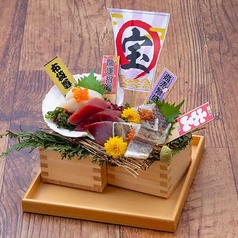 刺身宝箱盛り 布袋尊