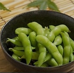 ゆでたて塩茶豆