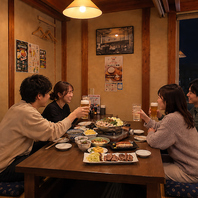 【掘りごたつ席完備】旭川市での大人数の飲み会に