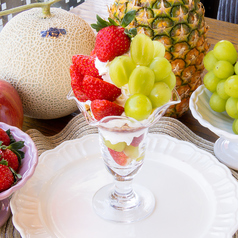 いちご&シャインマスカットパフェ