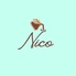北千住カフェ Nico ニコのロゴ