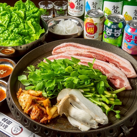 本場仕込みの韓国料理が楽しめる韓国居酒屋！飲み放題付コースも豊富にご用意！