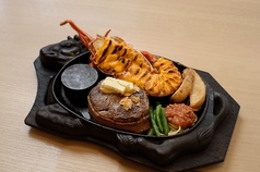 ステーキ＆伊勢海老ウニソース焼き