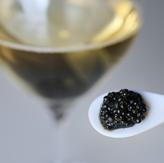 キャビア＆シャンパンの写真