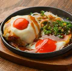 鉄板W月見つくねチーズ