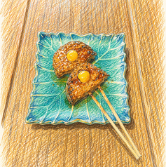 肉詰め蓮根串