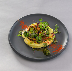 宮島牡蠣のスパイスオイル煮/ミントサルサベルデ・マッシュポテト