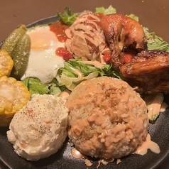 ガーリックチキンライス