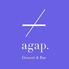 agap Dessert&Bar アガのロゴ
