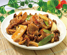 牛肉の塩黒胡椒炒め