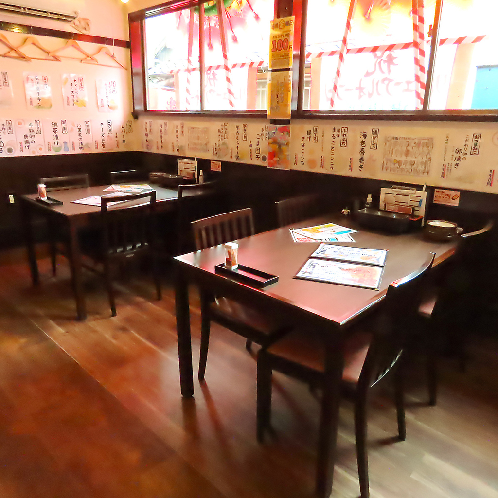 新しくテーブル席をご用意◎広々お使いいただけます。