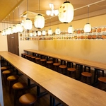 綺麗で広い店内にて大切な方とゆっくりお楽しみいただけます♪