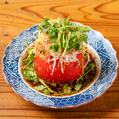 香菜丸ごと冷やしトマト