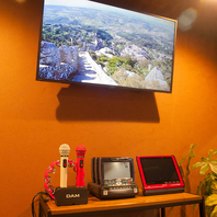 カラオケ設備もご用意しております！