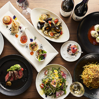 新鮮で旬の食材を使ったメニューの数々