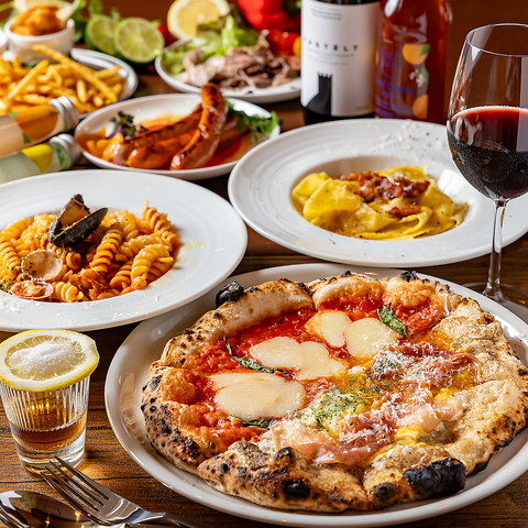 早朝まで絶品ピザやパスタ、お酒をゆったり楽しめる三ノ宮の隠れ家イタリアン。