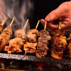 炭焼きの焼き鳥にこだわる◎