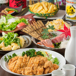 刺身・焼き鳥付』全品食べ飲み放題