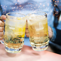 メガジョッキで乾杯サービス！