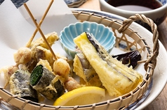 秋の旬野菜の天ぷら