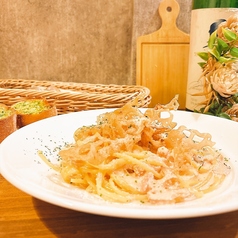 秋れんこんの明太子クリームパスタ( 10月限定)