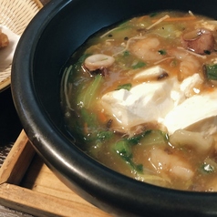 (石釜)とうふの野菜あんかけ