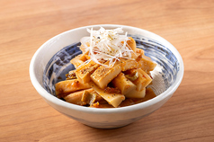 山の辣油のピリ辛めんま