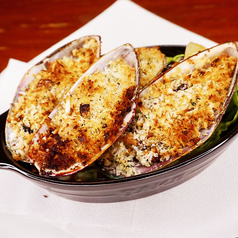 サクサク衣が人気のムール貝焼き