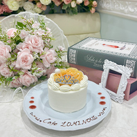 ケーキのプレートには無料でメッセージをお書きします♪