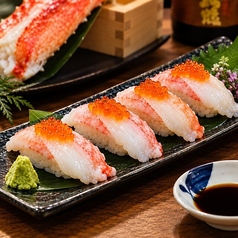 生タラバ蟹寿司(4個)
