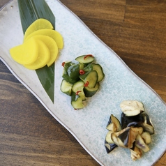 漬物の盛り合わせ