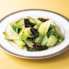 季節の青菜塩炒め