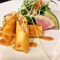 料理メニュー写真&nbsp;ササミとタラコチーズの春巻