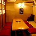 完全個室は宴会や接待にオススメです。落ち着いて食事と会話が楽しめます。（4～7名様完全個室。）
